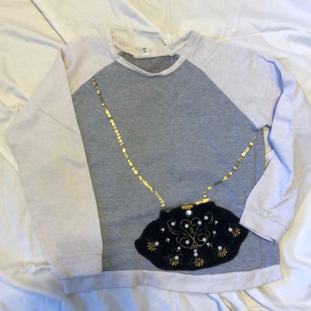 Girls Jessica Simpson Sweatshirt w Purse Detail
